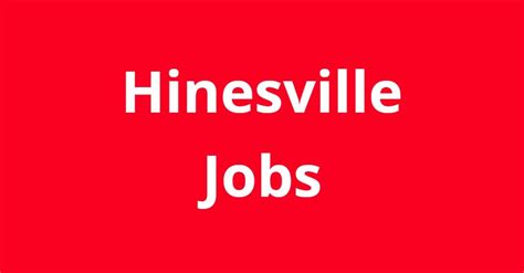 Hotel <strong>jobs in Hinesville, GA</strong>. . Jobs in hinesville ga